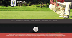 Desktop Screenshot of golfcervia.com